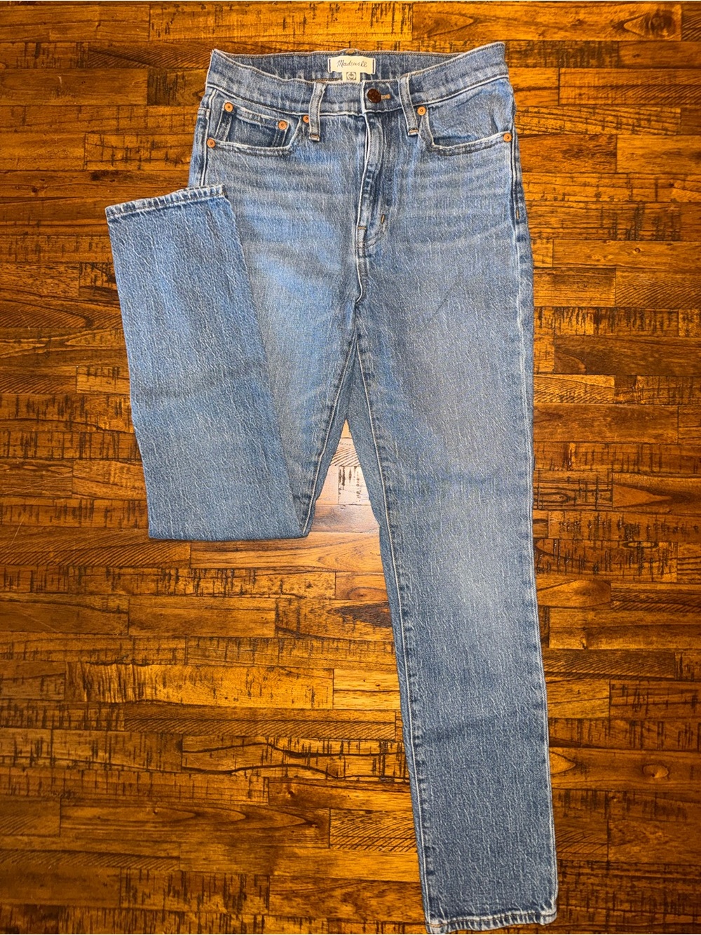 Madewell The High Rise Slim BoyJean - Size 24